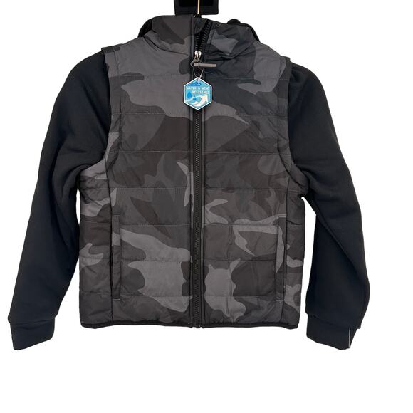 Swiss Alps Camo Camouflage Mixed Media Jacket NWT Size Small / 8 - Picture 1 of 8